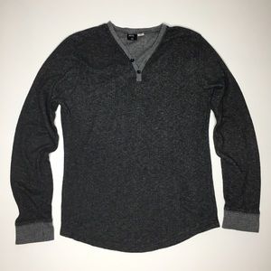 BDG Henley Long Sleeve Shirt Size M
